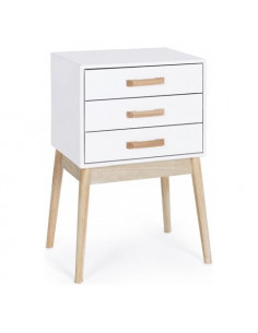 Cassettiera Yes Everyday 0740047 ORDINARY Bianco e Legno naturale Bian