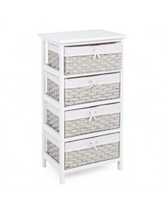 Cassettiera Yes Everyday 0210547 LIVIGNO Bianco e Grigio Bianco e Grig