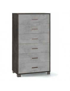 Cassettiera Sarmog A786ONCE030 QUADRANTE 786 Ossido nero e Cemento Oss