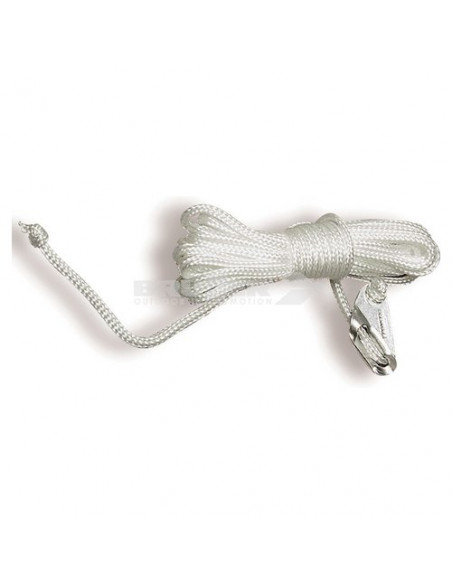 Corda Brunner 0301250N C00 Striper con Tenditore a Tre Fori Bianco Bia