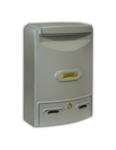 Cassetta posta Alubox 18EUMAXI VRAR EUROPA Argento Argento