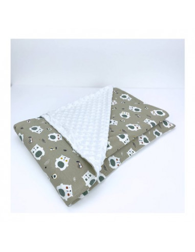 Coperta lettino Baby Idea PLOB Orso Beige Orso Beige