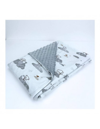 Coperta lettino Baby Idea PLKG Koala Grigio Koala Grigio