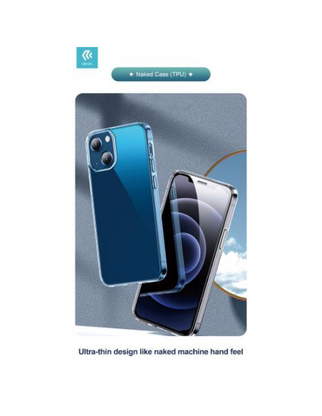 DEVIA COVER IN TPU TRASPARENTE PER IPHONE 13 PRO