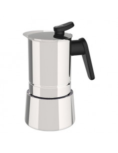 Caffettiera Pedrini 02CF037 STEEL MOKA Acciaio lucido Acciaio lucido