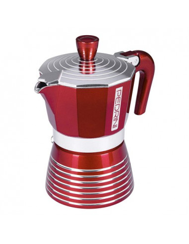 Caffettiera Pedrini 02CF115 INFINITY Rosso Rosso