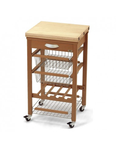 Carrello porta vivande Arredamenti Italia 585 GASTONE Ciliegio Ciliegi