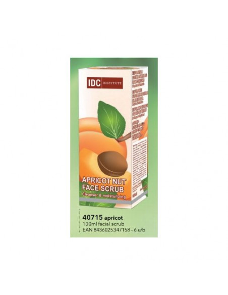 Crema esfoliante corpo Idc Institute Scrub Viso Albicocca 100 ml