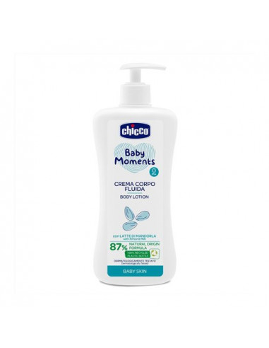 Crema idratante Chicco 00010595000000 BABY MOMENTS Corpo Delicata Flui