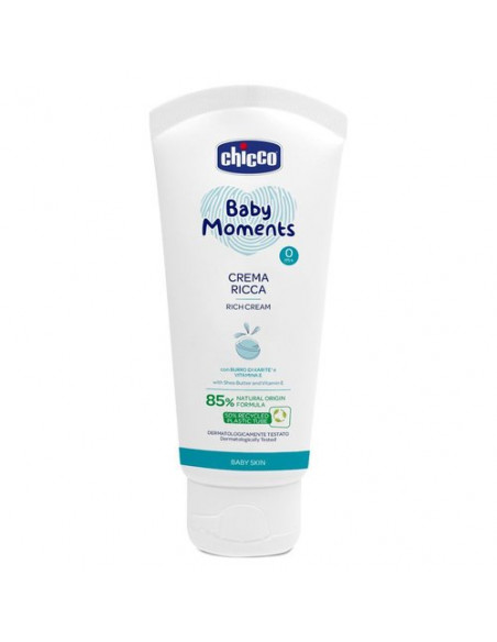Crema idratante Chicco 00010596000000 BABY MOMENTS Ricca