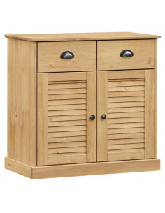 Credenza con Cassetti VIGO 78x40x75cm Legno Massello Pino 2