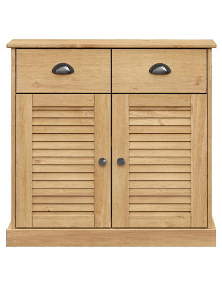 Credenza con Cassetti VIGO 78x40x75cm Legno Massello Pino