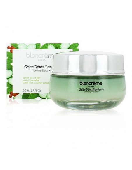 Correttore viso Blancreme Paris Crema gel detox opacizzante al tÃ¨ verd