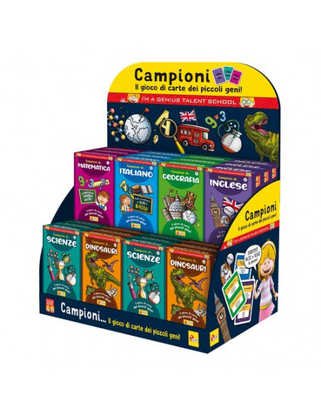 Carte gioco Lisciani 92888 I'M A GENIUS Campioni Di... Assortito