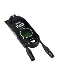 Cavo XLR Quiklok 30 02288 JUST Mf 10 Black Black
