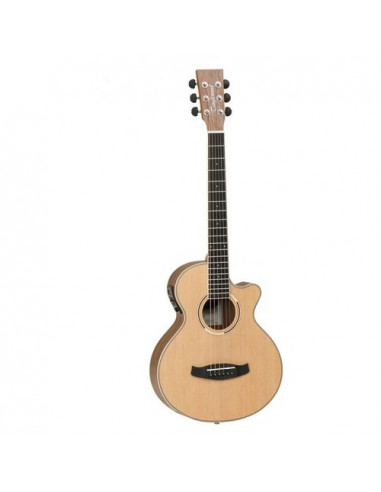 Chitarra acustica Tanglewood DBT TCE BW DISCOVERY Travel Super Folk Na