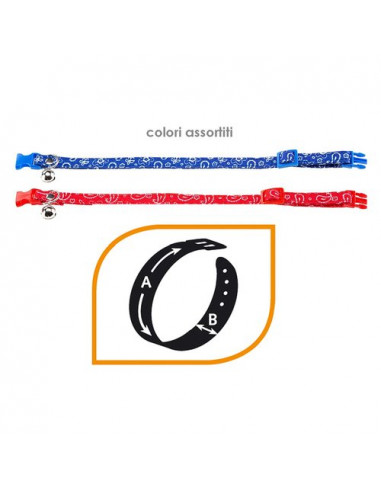 Collarino gatti Ferplast 75627099 Bandana Assortito