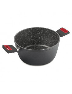 Casseruola Ghidini Cipriano 2281 VIVÃ Grigio e Rosso Grigio e Rosso