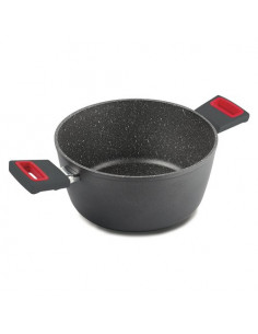 Casseruola Ghidini Cipriano 2254 VIVÃ Grigio e Rosso Grigio e Rosso