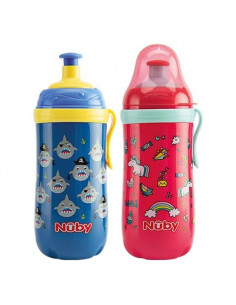 Borraccia Nuby NV0406012 Sipper Pop Up Assortito