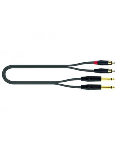 Cavo audio Quiklok 30 02326 JUST 2Rca2J 5 Nero Nero