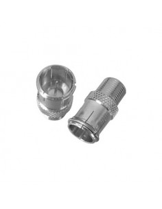 Connettore antenna Mediasat CON800 F Maschio Rapido F Femmina Silver S