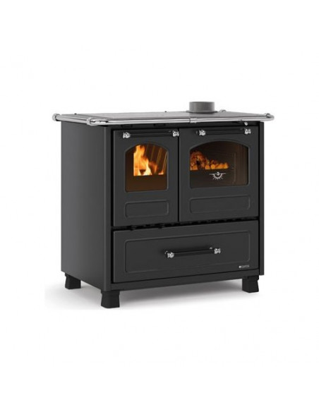 Cucina legna Nordica 7014001 FAMILY 4,5 Antracite Antracite