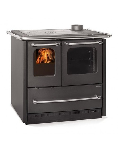Cucina legna Nordica 7014521 SOVRANA EASY EVO 2.0 Antracite Antracite