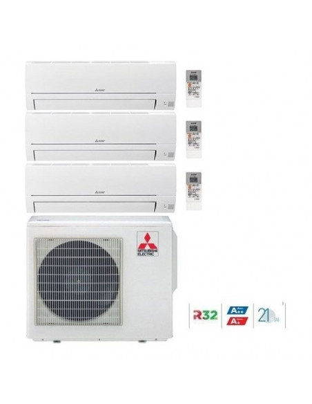 Condizionatore fisso trial Mitsubishi Mxz Dw 25+25+35 White White