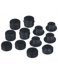 Dadi Flangiati per Bordatrice per Tubi 12 pz in Acciaio 2