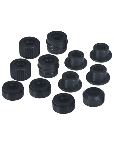 Dadi Flangiati per Bordatrice per Tubi 12 pz in Acciaio