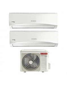 Condizionatore fisso dual Ariston Thermo PRIOS Udo I 25+25 White White