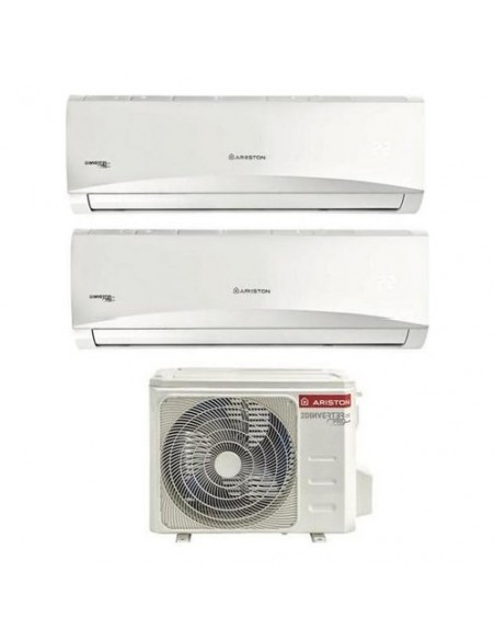 Condizionatore fisso dual Ariston Thermo PRIOS Udo I 25+25 White White