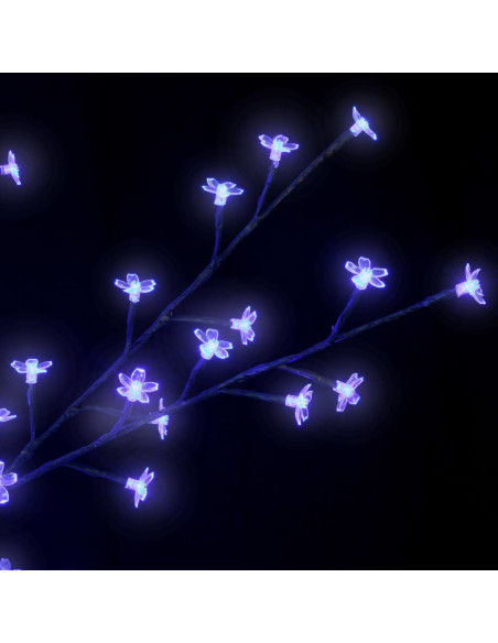 Albero di Natale 600 LED Luce Blu Ciliegio in Fiore 300 cm