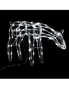 Decorazioni di Natale a Forma di Renne 3 pz 229 LED