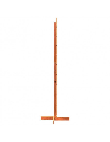 Albero di Natale Marrone Cera 180 cm in Legno Massello di Pino
