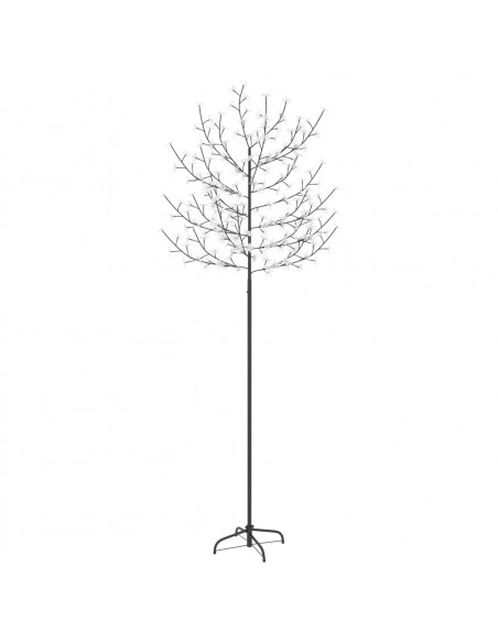 Albero di Natale 220 LED Bianco Freddo Ciliegio in Fiore 220 cm