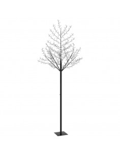 Albero di Natale 600 LED Luce Blu Ciliegio in Fiore 300 cm 2