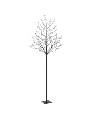 Albero di Natale 600 LED Luce Blu Ciliegio in Fiore 300 cm