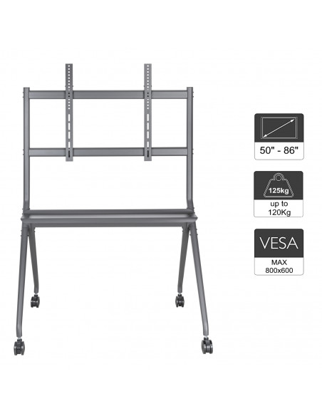 Ewent EW1542 Supporto per display espositivi 2,18 m (86") Nero