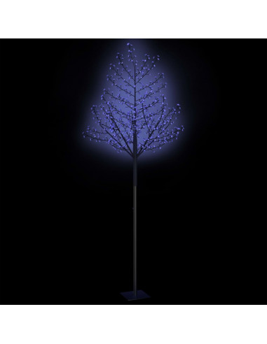 Albero di Natale 600 LED Luce Blu Ciliegio in Fiore 300 cm