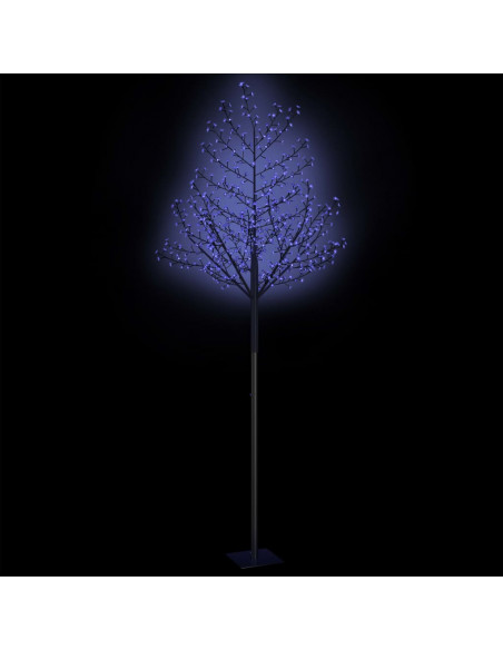 Albero di Natale 600 LED Luce Blu Ciliegio in Fiore 300 cm