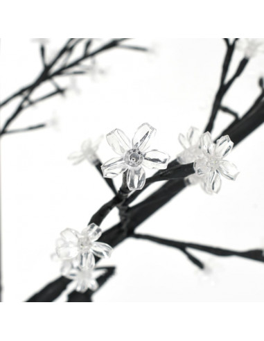 Albero di Natale 600 LED Luce Blu Ciliegio in Fiore 300 cm