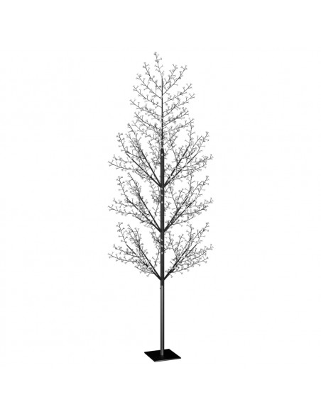 Albero di Natale 1200 LED Blu Ciliegio in Fiore 400 cm