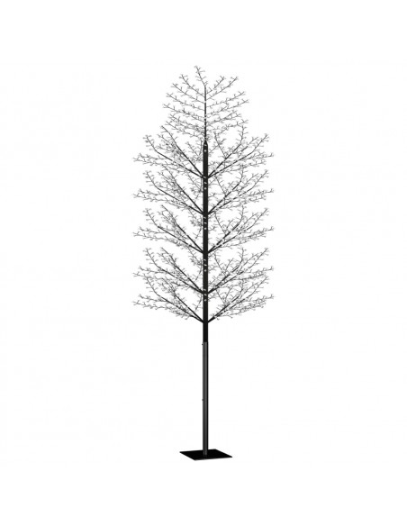 Albero di Natale 2000 LED Bianco Freddo Ciliegio in Fiore 500cm