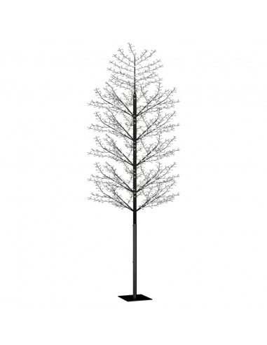 Albero di Natale 2000 LED Blu Ciliegio in Fiore 500cm