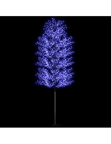 Albero di Natale 2000 LED Blu Ciliegio in Fiore 500cm