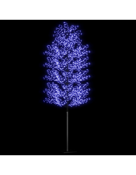 Albero di Natale 2000 LED Blu Ciliegio in Fiore 500cm