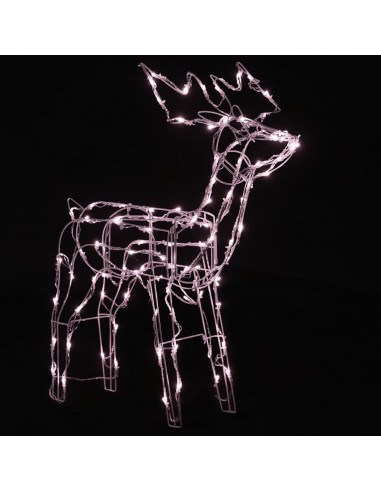 Decorazioni di Natale a Forma di Renne 3 pz 229 LED