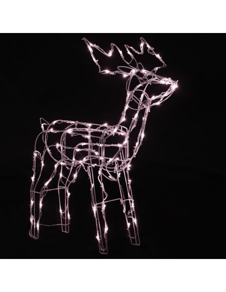 Decorazioni di Natale a Forma di Renne 3 pz 229 LED